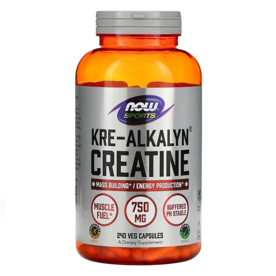 Kre-Alkalyn Creatine, 240 caps, NOW Foods - Vitax.ro