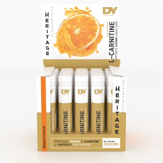 Liquid L-Carnitine 3000, Orange, 20 x 25ml, Dorian Yates - Vitax.ro