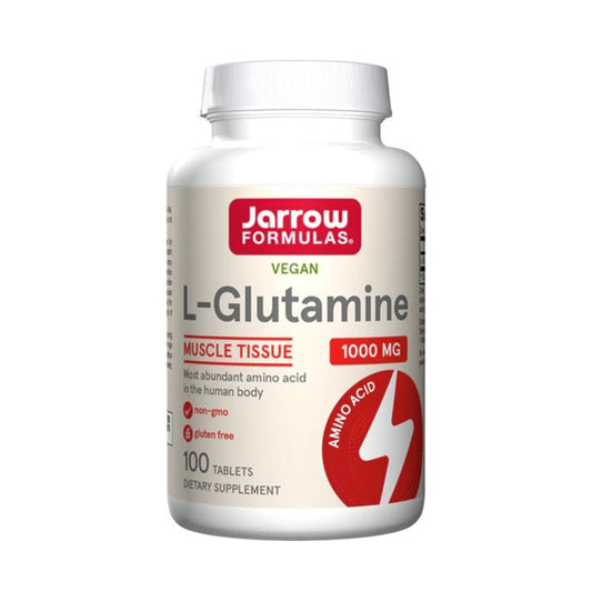 L-Glutamine 1000mg, Jarrow Formulas, Easy-Solv, 100 Tablete - Vitax.ro
