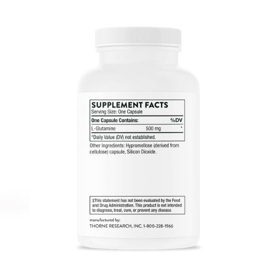 L-glutamina, 90 capsule, Thorne Research - Vitax.ro