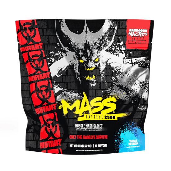 Mutant Mass Extreme 2500, Vanilla Ice Cream, 2720g - Vitax.ro