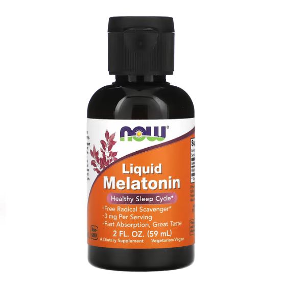 Liquid Melatonin, 59 ml, NOW Foods - Vitax.ro