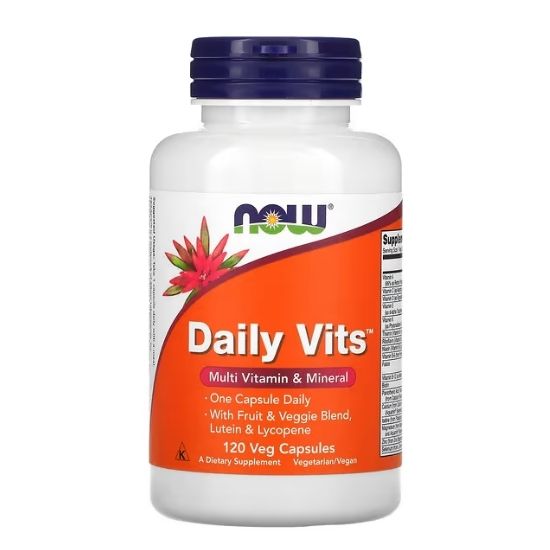 Daily Vits, 120 vcaps, NOW Foods - Vitax.ro