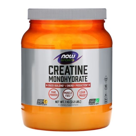 Creatine Monohydrate, Pure Powder, 1000g, NOW Foods - Vitax.ro