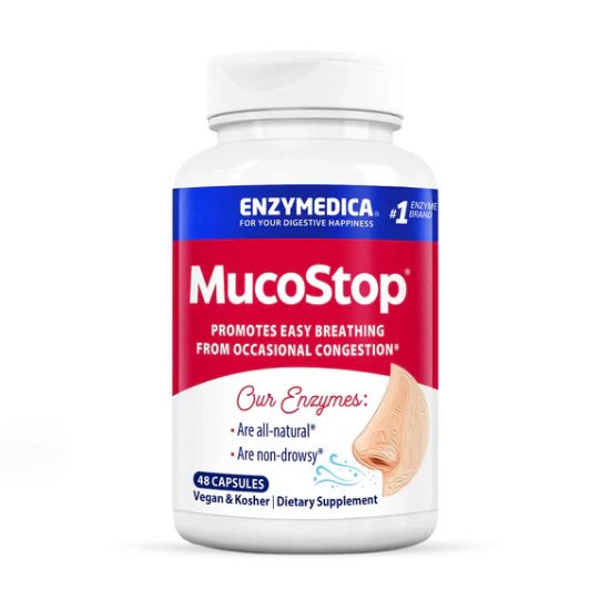 MucoStop, 48 caps, Enzymedica - Vitax.ro