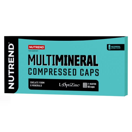 MultiMineral Compressed Caps, 60 caps, Nutrend - Vitax.ro