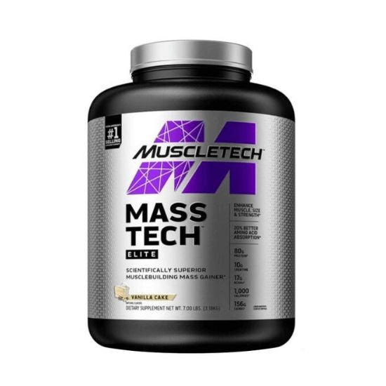 Mass-Tech Elite, Vanilla Cake, 3180g - Vitax.ro