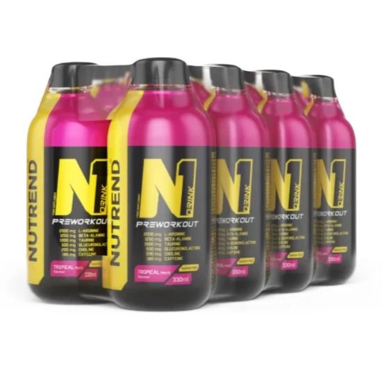 N1 Drink, Tropical Fruits, 8 x 330 ml, Nutrend - Vitax.ro
