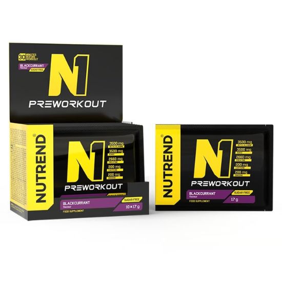 N1, Blackcurrant, 10x 17 g, Nutrend - Vitax.ro