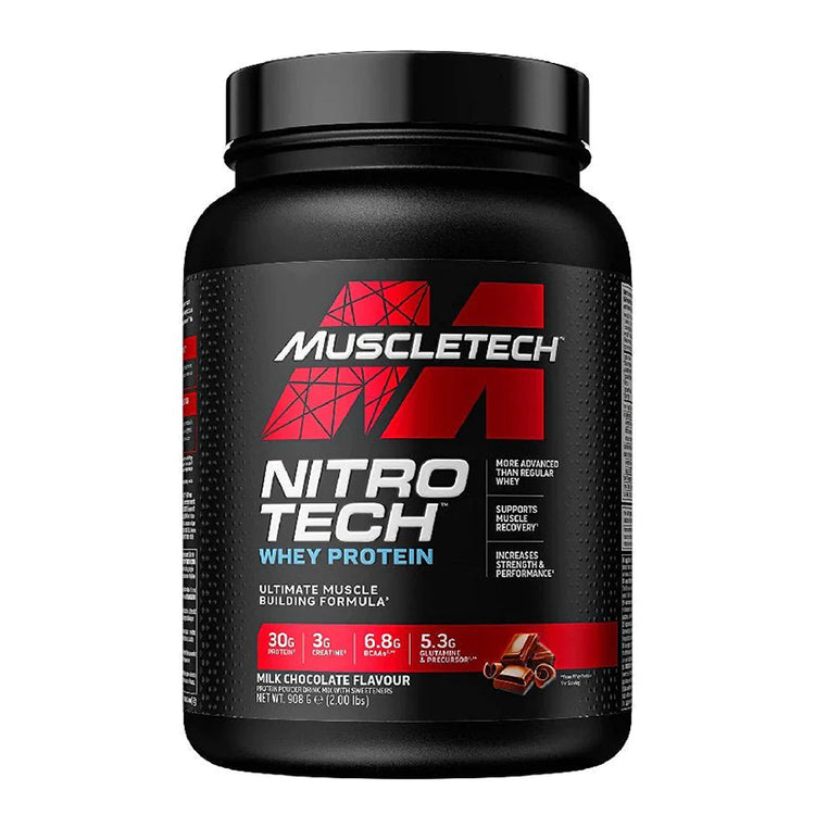 Nitro-Tech, Milk Chocolate - 907g - Vitax.ro
