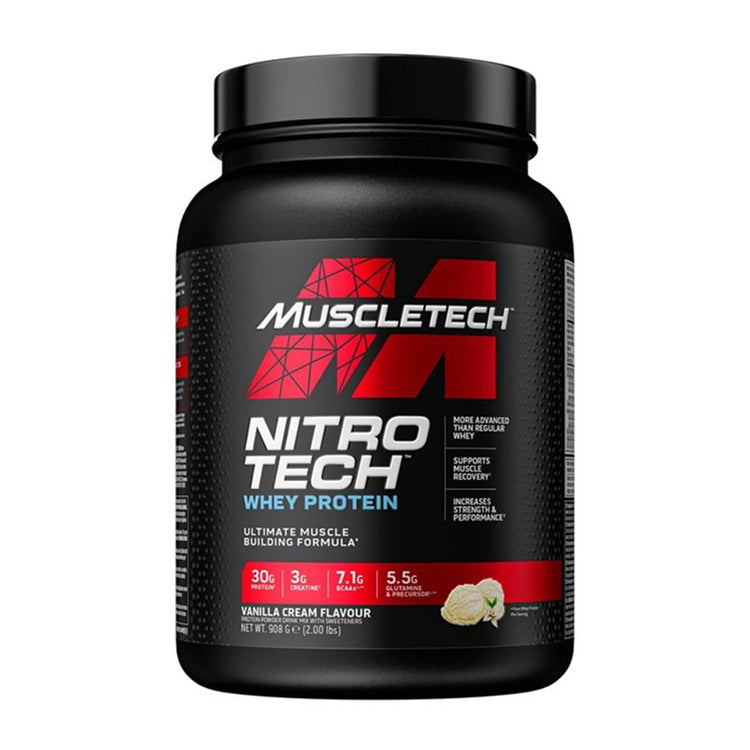 Nitro-Tech, Vanilla - 907g - Vitax.ro