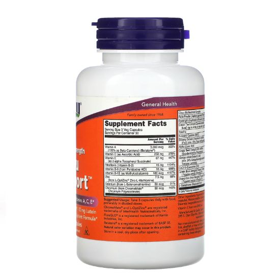 Ocu Support Clinical Strength, 90 vcaps, NOW Foods - Vitax.ro