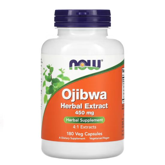 Ojibwa Herbal Extract, 450mg, 180 vcaps, NOW Foods