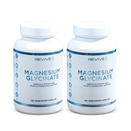 Pachet Magnesium Glycinate, 120 vcaps, Revive - Vitax.ro