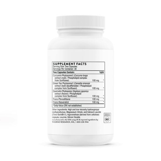 PolyResveratrol-SR®, 60 Capsule, Thorne Research - Vitax.ro