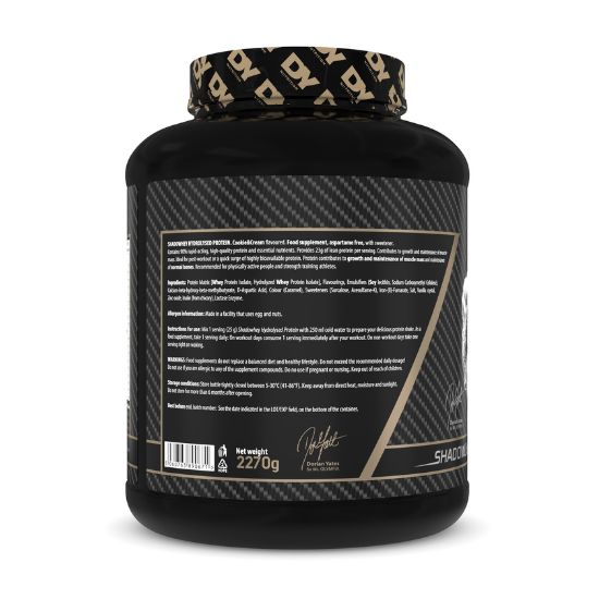 Shadowhey Hydrolysate, Cookies & Cream, 2270g, Dorian Yates - Vitax.ro