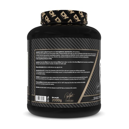 Shadowhey Isolate, Cookies & Cream, 2000g, Dorian Yates - Vitax.ro