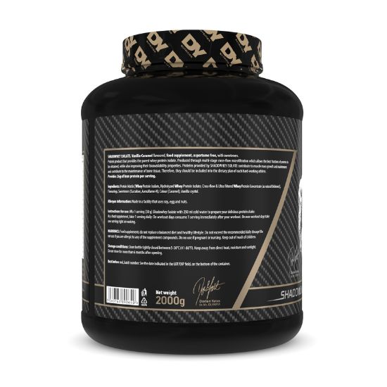 Shadowhey Isolate, Vanilla-Caramel, 2000g, Dorian Yates - Vitax.ro