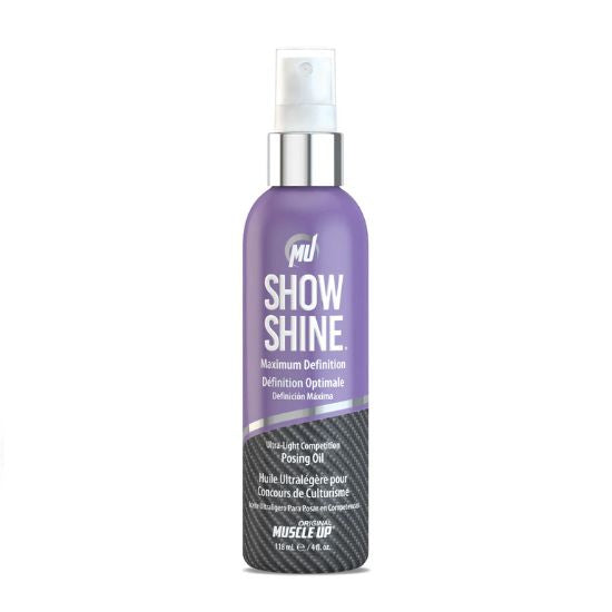 Show Shine, Maximum Definition Ultra Light Competition Posing Oil Spray, 118 ml, Pro Tan - Vitax.ro