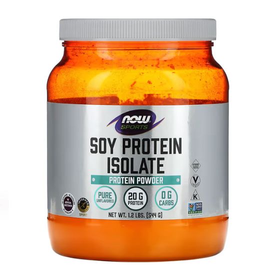 Soy Protein Isolate, Unflavored, 544g, NOW Foods - Vitax.ro