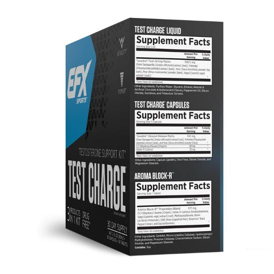 Test Charge Kit, 30 day supply kit, EFX Sports - Vitax.ro
