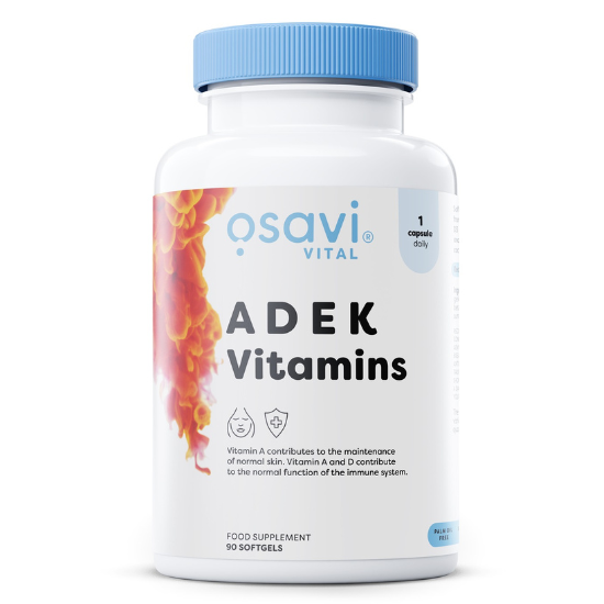 ADEK Vitamins, 90 softgels, Osavi - Vitax.ro
