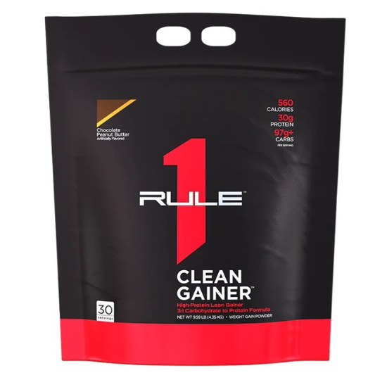 R1 Clean Gainer, Chocolate Peanut Butter, 4350g, Rule One - Vitax.ro