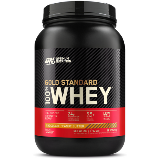 Gold Standard 100% Whey, Chocolate Peanut Butter, 896g, Optimum Nutrition - Vitax.ro