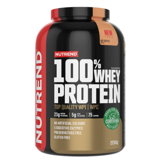 100 Whey Protein, Ice Coffee, 2250g, Nutrend Vitax.ro