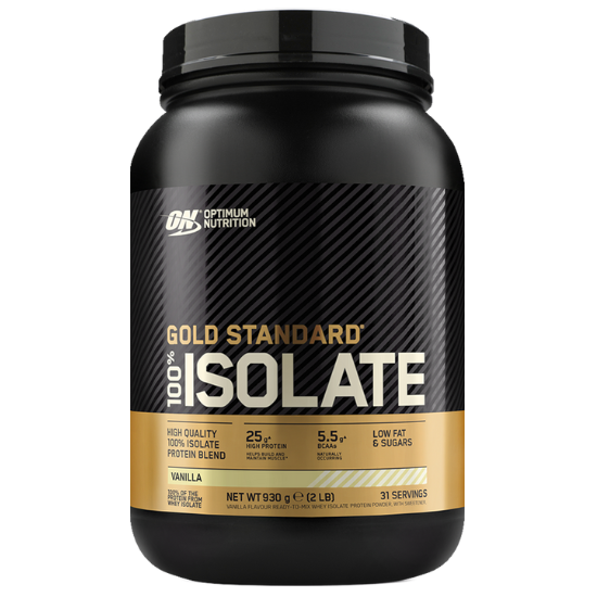 Gold Standard 100% Isolate, Vanilla, 930g, Optimum Nutrition - Vitax.ro