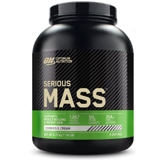 Serious Mass, Cookies & Cream, 2730g, Optimum Nutrition - Vitax.ro