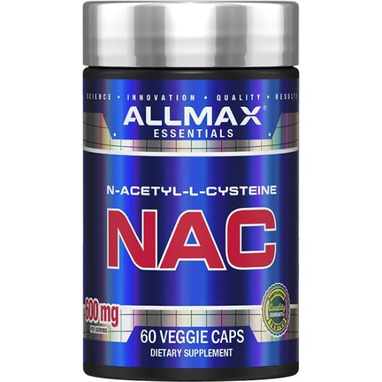 NAC, 600mg, 60 vcaps, AllMax Nutrition - Vitax.ro