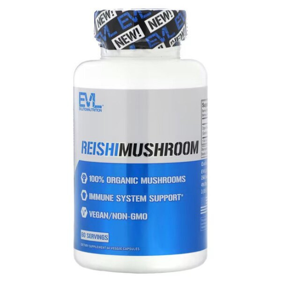 Reishi Mushroom, 60 vcaps, EVLution Nutrition - Vitax.ro