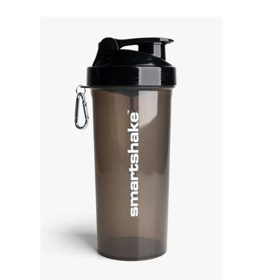 Shaker Lite Series, Glossy Black, 1000 ml, SmartShake - Vitax.ro