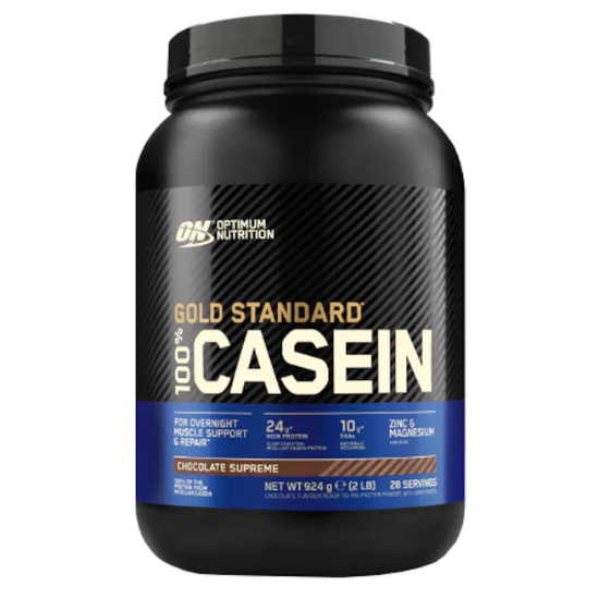 Gold Standard 100% Casein, Chocolate Supreme, 908g, Optimum Nutrition - Vitax.ro