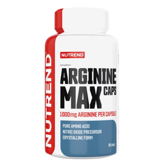 Arginine Max Caps, 1000mg, 90 caps, Nutrend - Vitax.ro