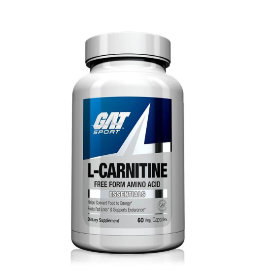 L-Carnitine, 500mg, 60 vcaps, GAT - Vitax.ro