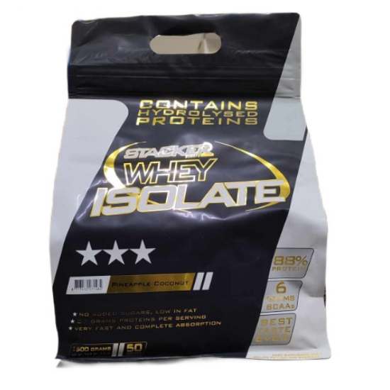 Whey Isolate, Pineapple Coconut, 1500g, Stacker2 Europe - Vitax.ro