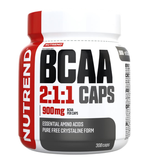 BCAA 2:1:1 Caps, 300 caps, Nutrend - Vitax.ro
