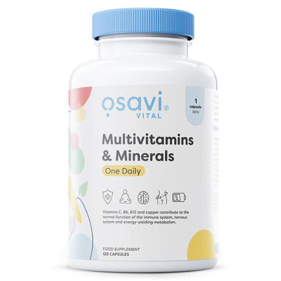 Multivitamins & Minerals One Daily, 120 caps, Osavi - Vitax.ro