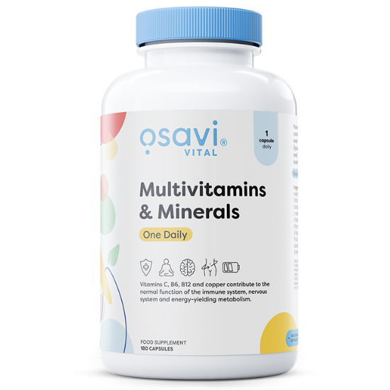 Multivitamins & Minerals One Daily, 180 caps, Osavi - Vitax.ro