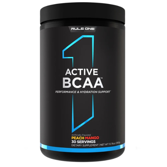 Active BCAA, Peach Mango, 390g, Rule One - Vitax.ro