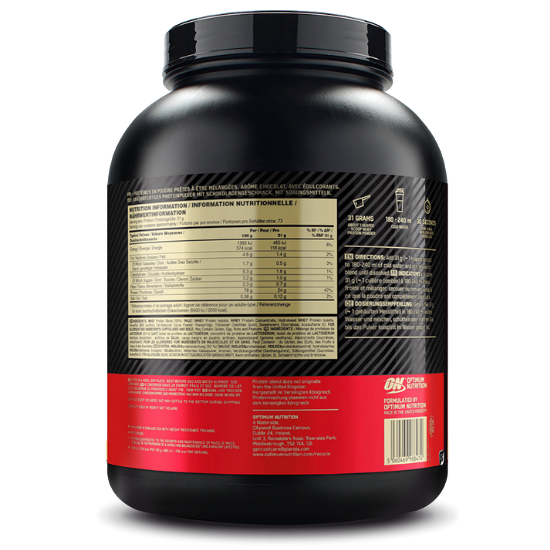 Gold Standard 100% Whey, Double Rich Chocolate, 2263g, Optimum Nutrition - Vitax.ro