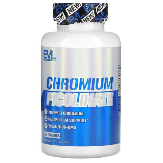 Chromium Picolinate, 30 caps, EVLution Nutrition - Vitax.ro