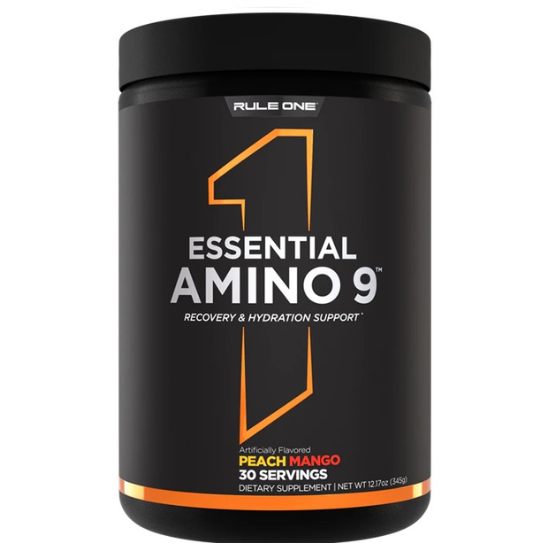 Essential Amino 9, Peach Mango, 345g, Rule One - Vitax.ro