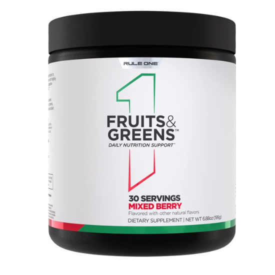 Fruits & Greens, Mixed Berry, 195g, Rule One - Vitax.ro