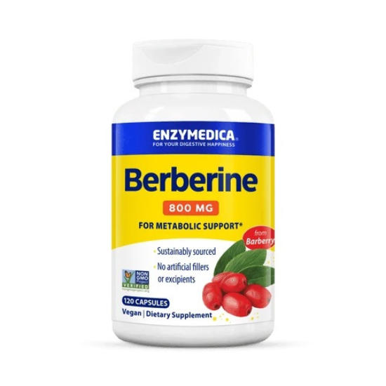 Berberine, 800mg, 120 caps, Enzymedica - Vitax.ro