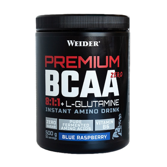 Premium BCAA Zero, Blue Raspberry, 500g, Weider - Vitax.ro