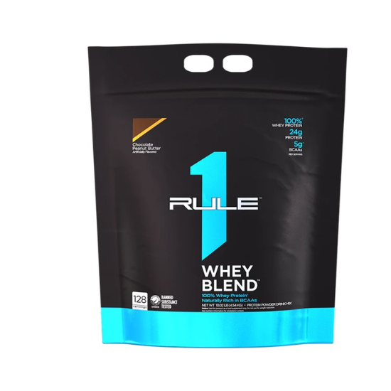 R1 Whey Blend, Chocolate Peanut Butter, 4540g, Rule One - Vitax.ro