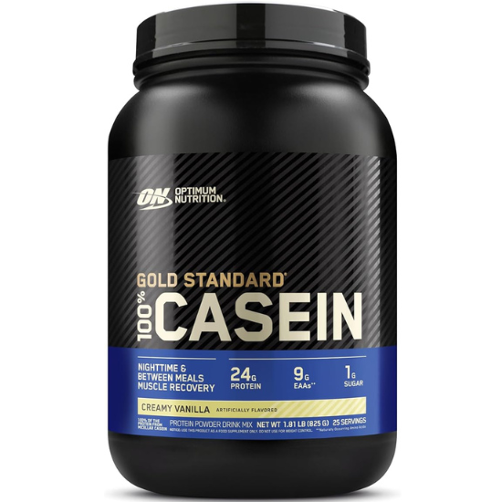 Gold Standard 100% Casein, Creamy Vanilla, 825g, Optimum Nutrition - Vitax.ro